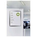 Magnetoplan 1130332 Magnetic frame A4 Silver for whiteboards and notice boards