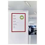 Magnetoplan 1130406 Magnetic frame Red A3 for Whiteboards and Notice Boards