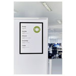 Magnetoplan 1130412 Magnetic frame A3 Black for Whiteboards and Notice Boards