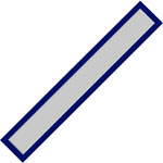 Magnetoplan 1131703 Magnetic frame Blue A4 portrait A5 landscape Whiteboards