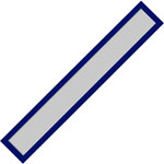 Magnetoplan 1131803 Magnetic frame A3 portrait A4 landscape Blue