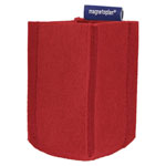 Magnetoplan 1227606 magnetoTray pen holder red 60x100x60mm magnetoplan