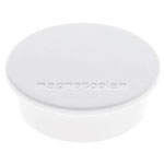 Magnetoplan1662000 magnet Discofix Round White 40x13mm 10 pcs