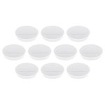 Magnetoplan 1664200 Magnet Discofix Standard Round White 30x8mm Pack of 10