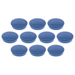 Magnetoplan1664214 DiscofixStandard magnet 30x8mm round dark blue 10pcs