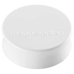magnetoplan 1665000 Magnet Round White Ø34 mm x 12.5 mm 10 pcs