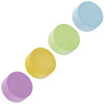 Magnetoplan 16654410 Magnet Circle 30 mm Rose Light Orange Green Blue 4 pcs