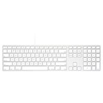 Matias FK318S Wired Aluminium Keyboard for Mac USB QWERTY Silver