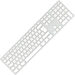 Matias FK418DCS-DE Wireless Keyboard German QWERTZ Mac Silver Aluminium