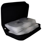 MediaRange BOX55 CD bag Black Nylon holds 96 discs W289xH88xD168mm