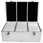MediaRange BOX77 CD hardcase Aluminium Silver 500 CDs/DVDs/Blu-rays