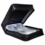 MediaRange BOX93 CD bag 200 discs Faux leather Black 314x118x312mm
