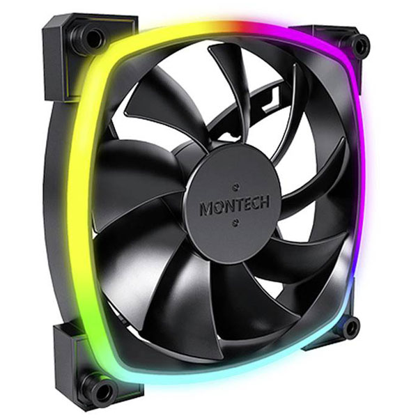 MONTECH AX120 PWM B MONTECH AX120 PWM ARGB PC fan Black 120x120x25 mm