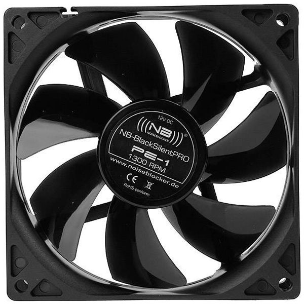 NoiseBlocker ITR-PE-1 BlackSilent Pro PE-1 PC fan black 92x92x25mm