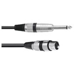 Omnitronic 3022516L Audio & Video Cable Assemblies 2m Black