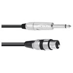 Omnitronic 3022516M Cable Neutrik plugs 3m length black PVC material