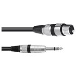 Omnitronic 30225195 Audio & Video Cable Assemblies Black Flexible 10m