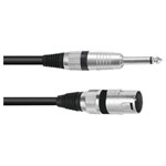 Omnitronic 3022519B Cable Assembly Audio Video Black High-Quality Connection