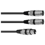 Omnitronic 30225203 HDMI Adapter 1x HDMI plug 1x HDMI plug Black