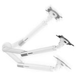 One For All DM 7120 Monitor desk mount white tiltable rotating swivelling