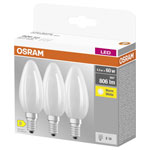 OSRAM HOMELIGHTING 4058075592551 LED Candle 5.5W W.White E14 35x100mm 3 pieces