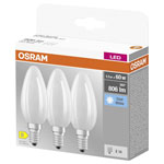 OSRAM HOMELIGHTING 4058075592575 LED E14 Candle 5.5W=60W C.White 3 pc 35x100mm