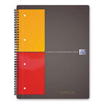 Oxford 100103664 Notepad A4+ Squared Grey/Orange/Red 80 Sheets