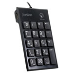 Perixx 11091 PERIPAD-202 H B USB Numeric Keypad Multimedia Buttons Black