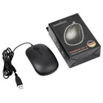 Perixx 11687 Perixx PERIMICE-201 Mouse Corded Optical Black 3 Buttons 800 dpi