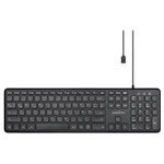Perixx 11728 PERIBOARD-210 Keyboard USB German QWERTZ Black