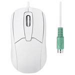 Perixx 11831 PERIMICE-209 Mouse Corded Optical White 3 Buttons 1000 dpi