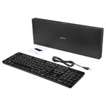 Perixx 12011 Keyboard German QWERTZ Black Backlit Corded