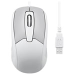 Perixx 12292 Perixx PERIMICE-209 Mouse Corded Optical Beige 3 Buttons 1000 dpi