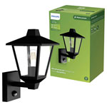 Philips 929004141401 Kinno wall light outdoor E-27 black fittings