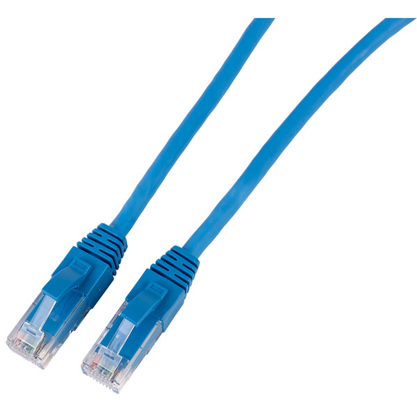 Connectix 003-3B5-005-03B 0.5m Blue Cat6 Utp Moulded Lead | Rapid Online