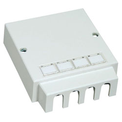 Connectix 008-001-012-01 4030 4 Way Enhanced Cat5 Tamperproof Wall Outlet