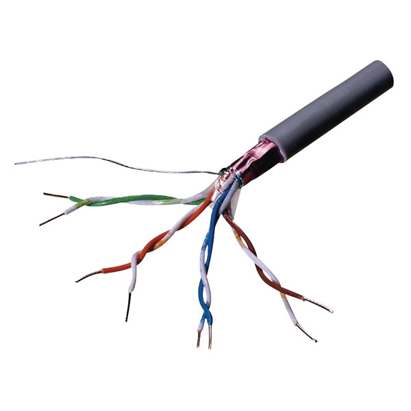  001-004-001-62 Cat5e FTP Lszh Solid Cable Purple 305m