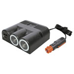 ProCar 67345000 Triple socket Power USB-C/A 12/24 V DC Automotive Connector