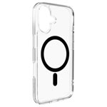 Puro PUIPC1763LITEMBLK Cover iPhone 17 Transparent Black MagSafe compatible