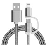 REEKIN 4260272282665 1m Silver USB Cable Assemblies Durable and Reliable