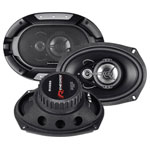 Renegade RX693 3-way triaxial speaker 300W flush mount 1 pair