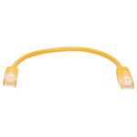 TruConnect TRUP5E0.25YW 25cm CAT 5E UTP PVC Full Copper Patch Lead - Yellow