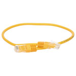 TruConnect TRUP5E0.50YW 0.5mtr CAT 5E UTP PVC Full Copper Patch Lead - Yellow