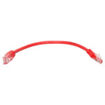 TruConnect TRUP60.25RD 25cm CAT 6 UTP PVC Full Copper Patch Lead - Red