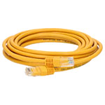 TruConnect TRUP65.0YW 5mtr CAT 6 UTP PVC Full Copper Patch Lead - Yellow