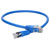 TruConnect TRUP6A0.50BL 0.5mtr CAT 6A S/FTP LSZH Full Copper Patch Lead - Blue