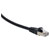 TruConnect TRUP6A0.50BK 0.5mtr CAT 6A S/FTP LSZH Full Copper Patch Lead - Black