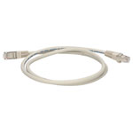 TruConnect TRUP6A1.0GY 1mtr CAT 6A S/FTP LSZH Full Copper Patch Lead - Grey