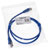 TruConnect TRUP6A1.0BL 1mtr CAT 6A S/FTP LSZH Full Copper Patch Lead - Blue