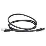 TruConnect TRUP6A1.5BK 1.5mtr CAT 6A S/FTP LSZH Full Copper Patch Lead - Black